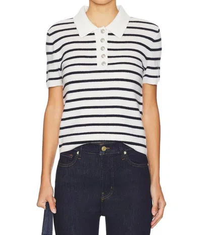 Veronica Beard Brandt Cashmere Polo In Multi