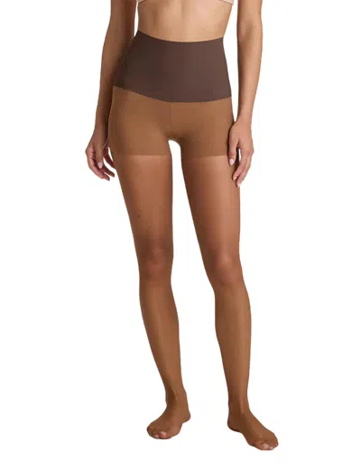 Commando Essential Sheer Control Tight In Espresso In Brown