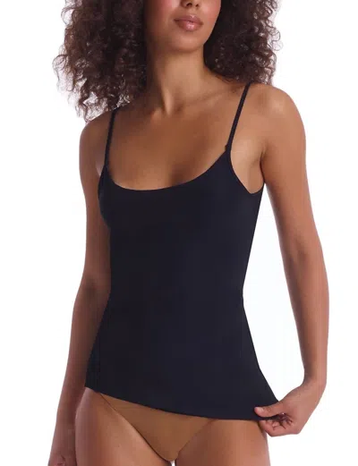 Commando Scoop-neck Microfiber Cami In Black