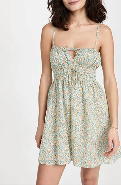 Faithfull The Brand Shivka Mini Dress In Sabinosa Floral Print In Multi