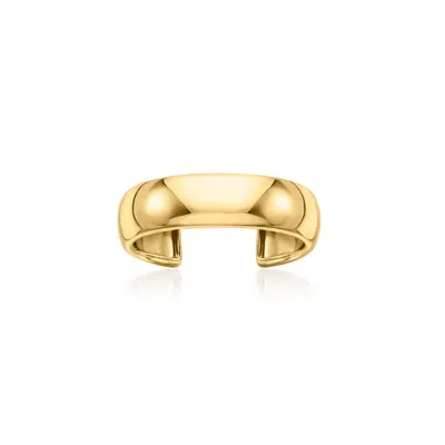 Canaria Fine Jewelry Canaria 10kt Yellow Gold Polished Toe Ring In Yellow