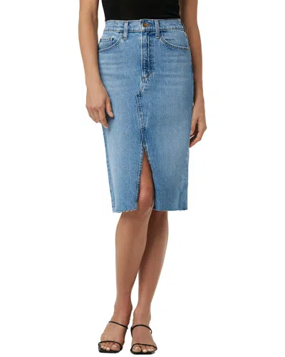 Joe's Jeans The Joplin Denim Skirt In Bad Habit In Blue