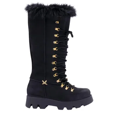 Montelliana Seicento Boots In Black In Black