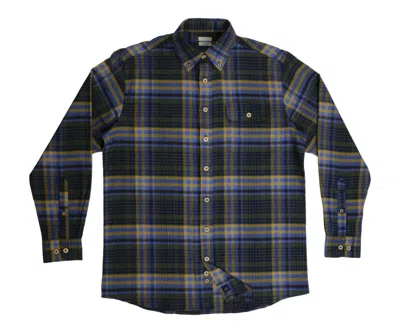 Southern Marsh Men's Newhaven Plaid Flannel Shirt In Dark Green/navy In Multi