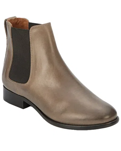 Frye Carly Leather Chelsea Booties In Grey