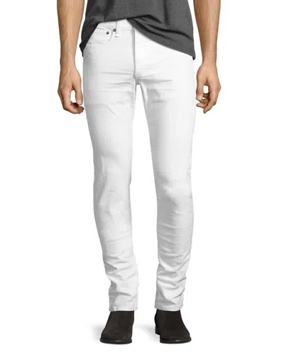 Rag & Bone Selvedge Skinny Fit Jean In Aged White In Multi