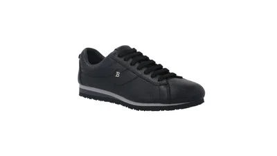 Bally Man Sneakers Black Size 6 Soft Leather In Black