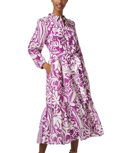 Weill Oriano Shirt Dress In Purple