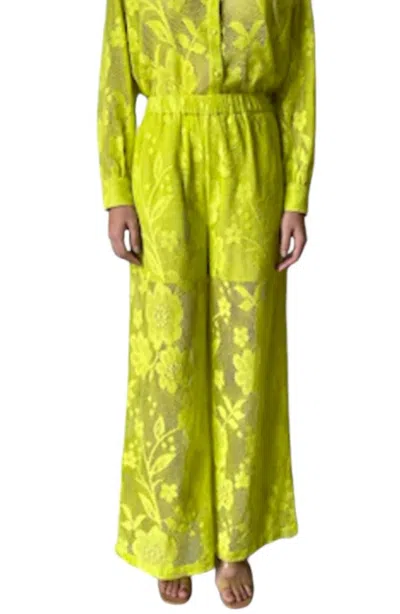 Hemant & Nandita Nysa Pants In Lime In Green