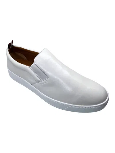 Bally Bently 6230476 Men's White Lamb Nappa Leather Sneakers In White