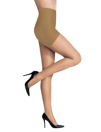 Commando Essential Sheer Control Tight In Caramel In Brown