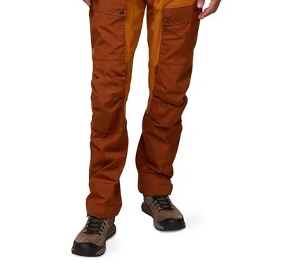 Fjall Raven Keb Trouser In Chestnut/acorn In Multi