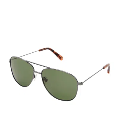 Fossil Men's Aviator Sunglasses In Silver