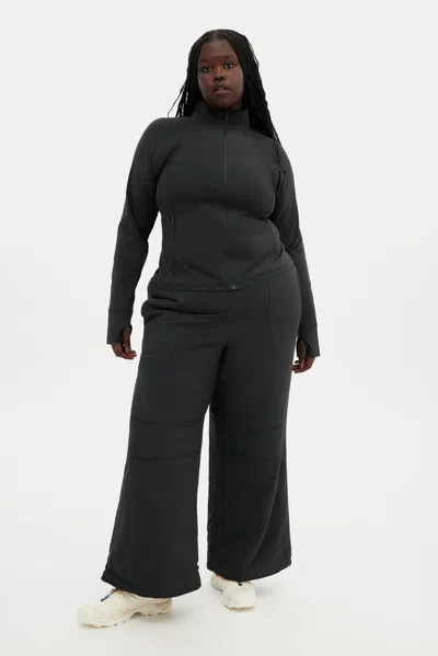 Girlfriend Collective Black Flextrack Reversible Pant