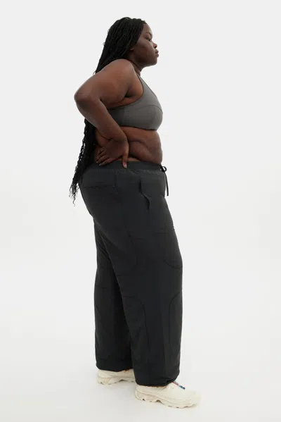 Girlfriend Collective Black Flextrack Reversible Pant