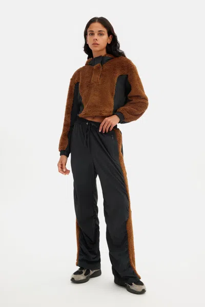 Girlfriend Collective Black Flextrack Ruched Pant