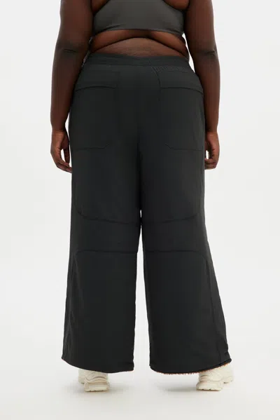 Girlfriend Collective Black Flextrack Reversible Pant