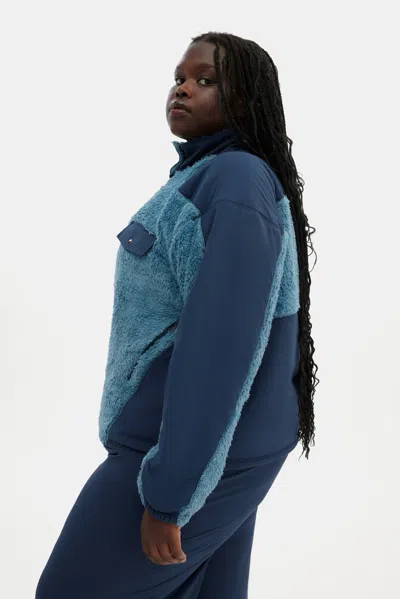Girlfriend Collective Cascade Recycled Fleece Retro Anorak