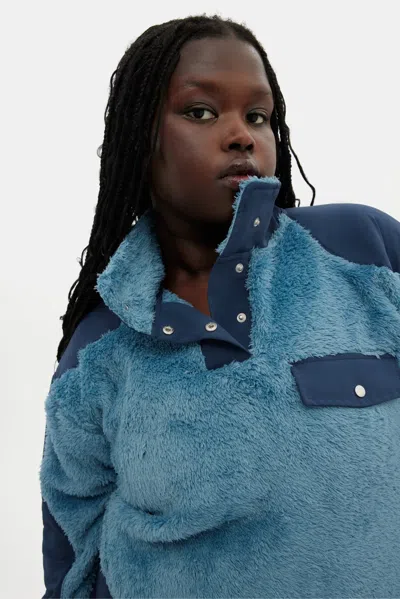 Girlfriend Collective Cascade Recycled Fleece Retro Anorak