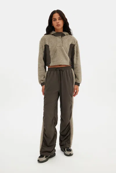 Girlfriend Collective Laurel Recycled Fleece Cropped Anorak