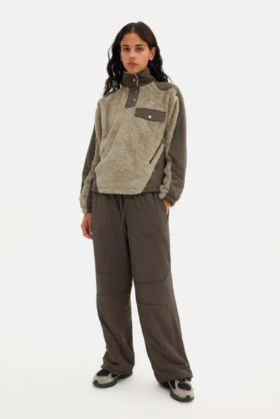 Girlfriend Collective Laurel Recycled Fleece Retro Anorak