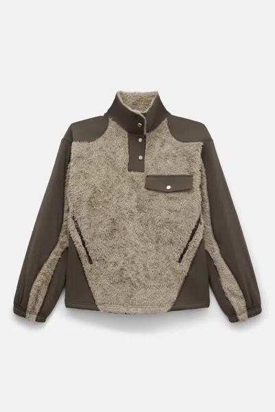 Girlfriend Collective Laurel Recycled Fleece Retro Anorak
