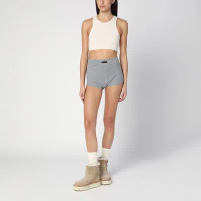 Essentials Fear Of God  Grey Honeycomb Short In Grey