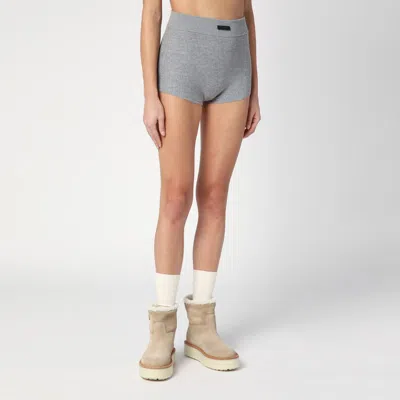 Essentials Fear Of God  Grey Honeycomb Short In Grey