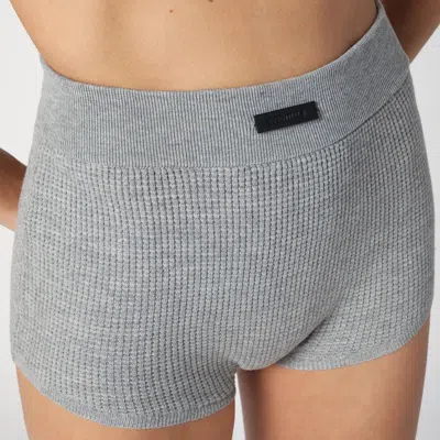 Essentials Fear Of God  Grey Honeycomb Short In Grey