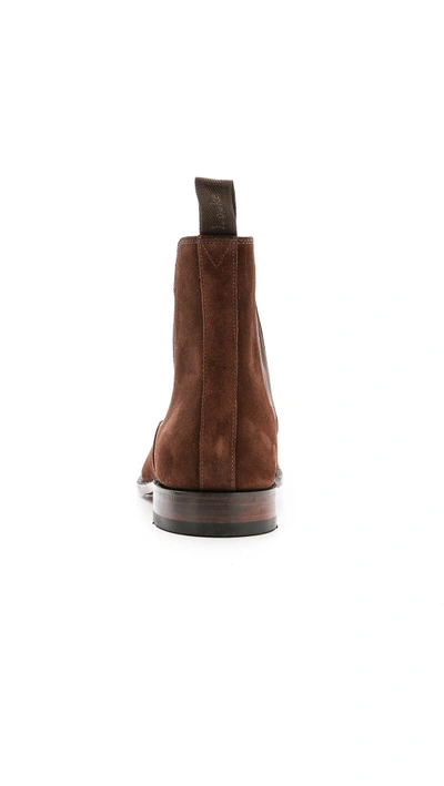 Shop Loake 1880 1880 Mitchum Suede Chelsea Boots In Brown