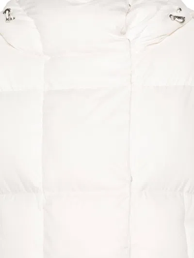 Add Hooded Down Coat In Rice
