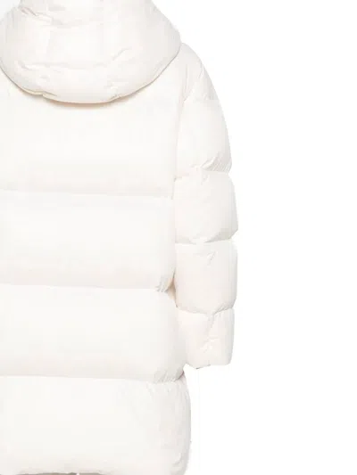 Add Hooded Down Coat In Rice