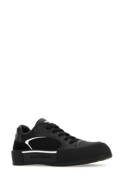 Shop Alexander Mcqueen Sneakers In Black