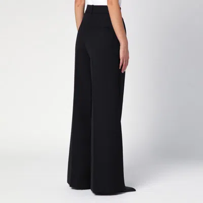 Shop Anine Bing Wool-blend Carrie Trousers In Black