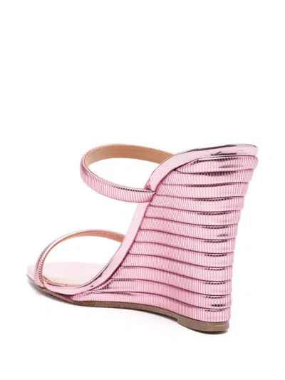 Shop Aquazzura Sandals In Pink