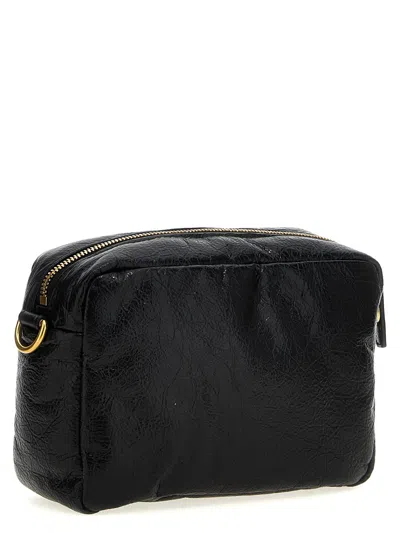 Shop Balenciaga 'monaco Camera Bag Xs' Crossbody Bag In Black