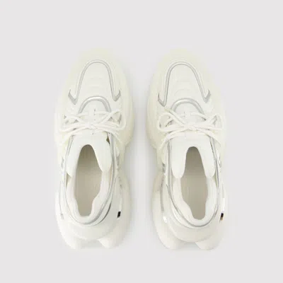 Shop Balmain Unicorn Wave Sneakers In White