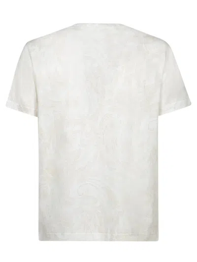 Shop Etro T-shirts In White