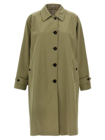 Fortela Multicolor Stanford Reversible Trench Coat In Multicolor