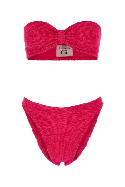 Shop Hunza G Swimsuits In Pink