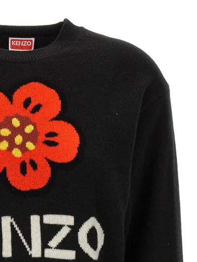 Shop Kenzo 'boke Flower' Sweater In Black