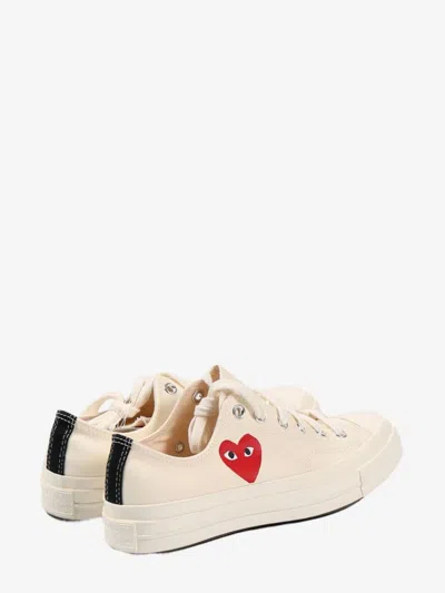 Shop Comme Des Garçons Chuck Taylor Low-top Sneakers In Beige