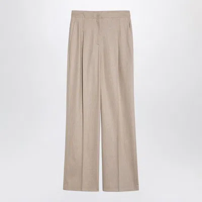 Loulou Studio Wool And Cashmere Trousers In Beige