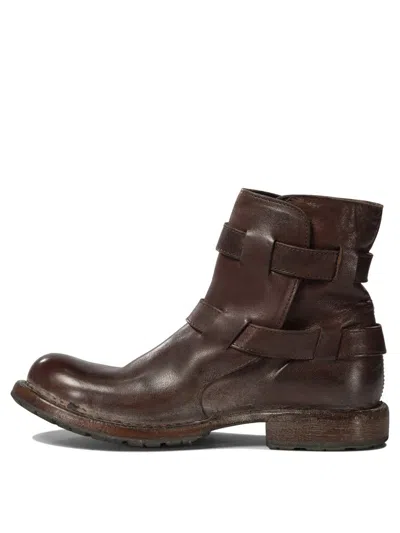 Shop Moma "cusna" Ankle Boots In Brown