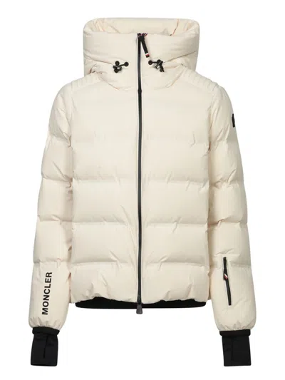 Moncler 'arcesaz' Short Down Jacket In White