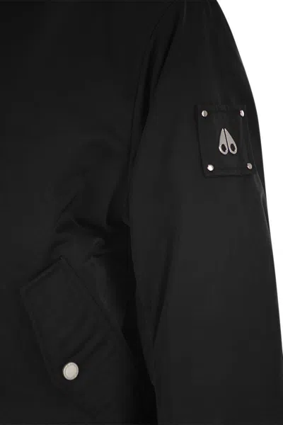 Moose Knuckles Women's Jet Bomber - Reversible Bomber In Black