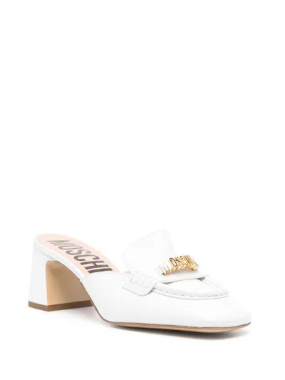 Moschino Sandals In White