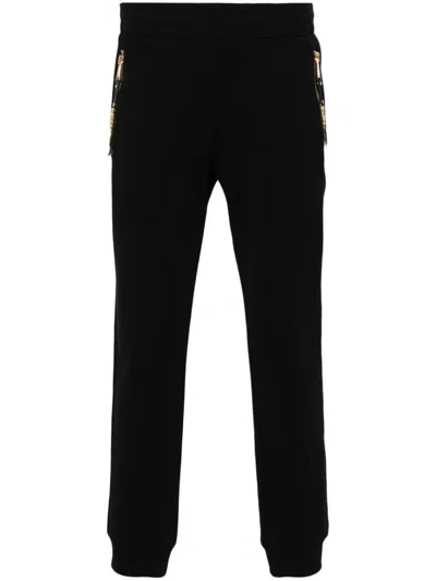 Moschino Trousers In Black