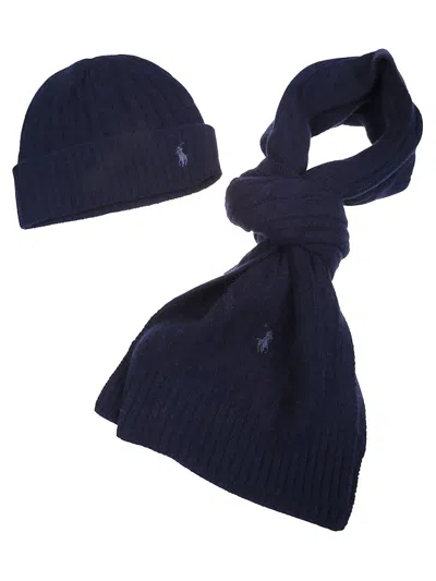 Shop Polo Ralph Lauren Scarf In Blue