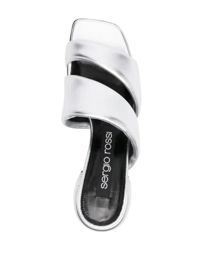 Sergio Rossi Sandals In Silver
